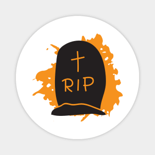 Halloween RIP Tombstone Magnet